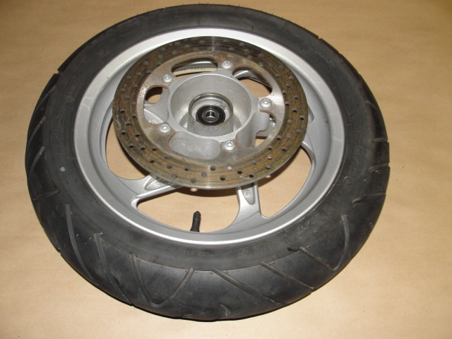 2009 YAMAHA YP 400 MAJESTY FRONT WHEEL RIM TIRE BRAKE ROTOR DISC YP400