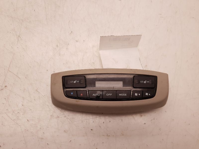 Temperature Control Rear Console US Market Tech VIN 4 Fits 07-09 MDX 127443