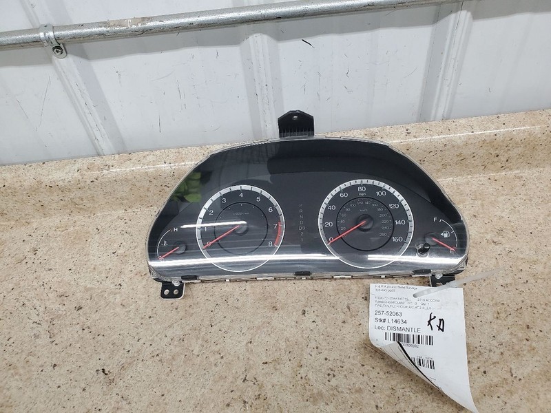 Speedometer Cluster US Market MPH Sedan LX Fits 08-12 ACCORD 306592