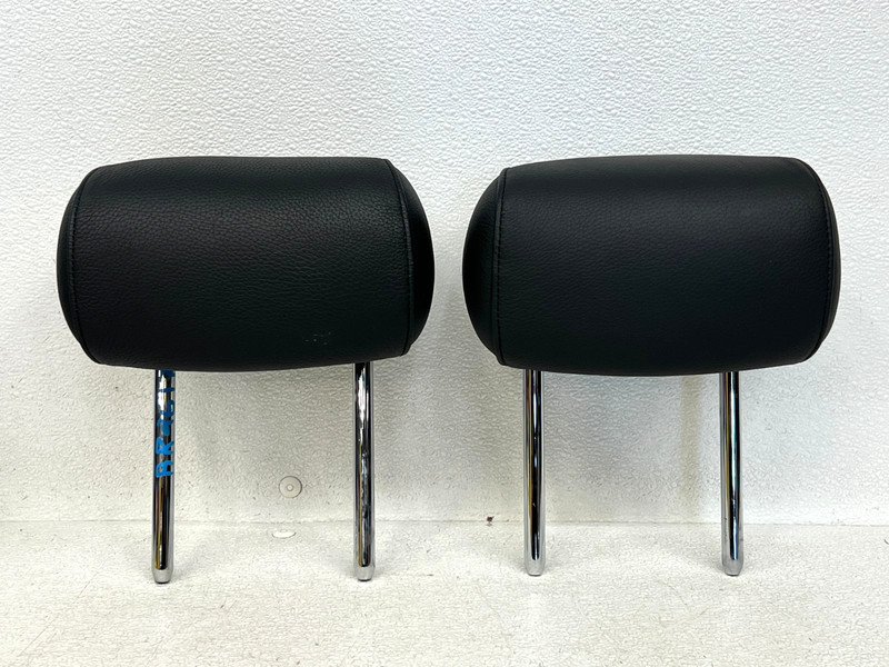 ⭐2008-2013 BMW 3-SERIES REAR LEFT & RIGHT SEAT HEADREST BLACK OEM LOT2617