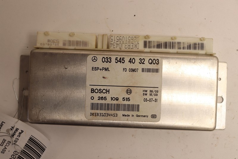 2003-2006 MERCEDES E-CLASS E55 STABILITY ESP ABS CONTROL MODULE UNIT OEM