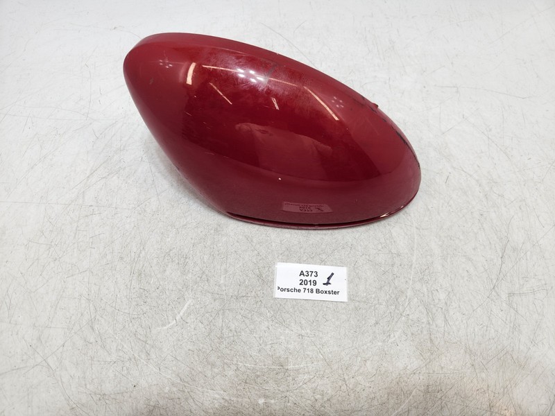 ✅ 17-24 OEM Porsche 718 Boxster 982 Front Right Rear View Mirror Cover Red *
