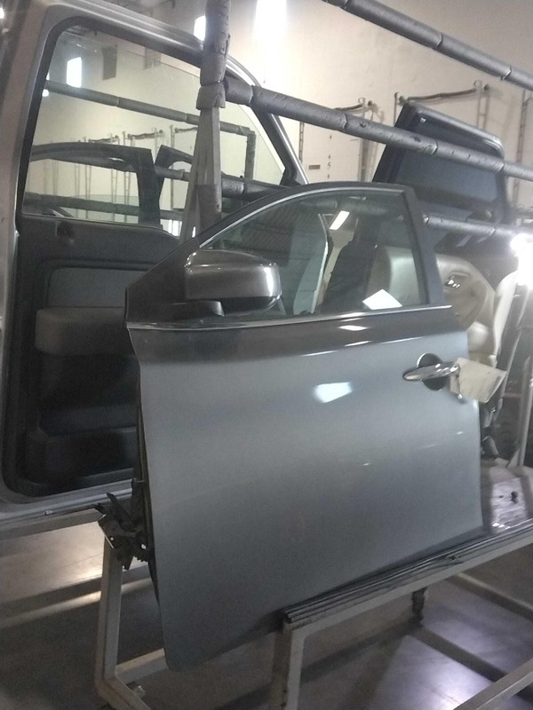 2015 Nissan Sentra Left Front Door Grey 4DR SED 119K Miles OEM Used Part