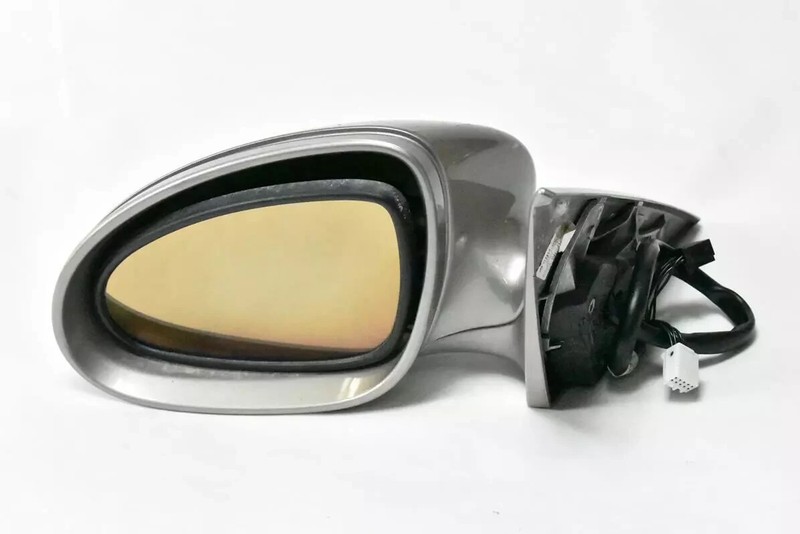 06-08 Mercedes W219 CLS550 Left Driver Side Rear View Door Mirror Silver OEM