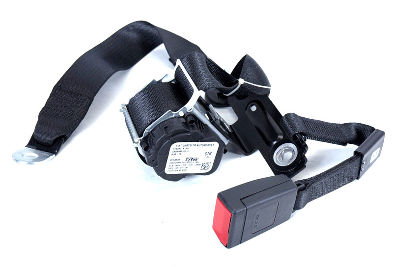 ✅ 2019-2025 RAM 1500 5th OEM 2ND ROW REAR CENTER SEAT BELT & RETRACTOR OUTER