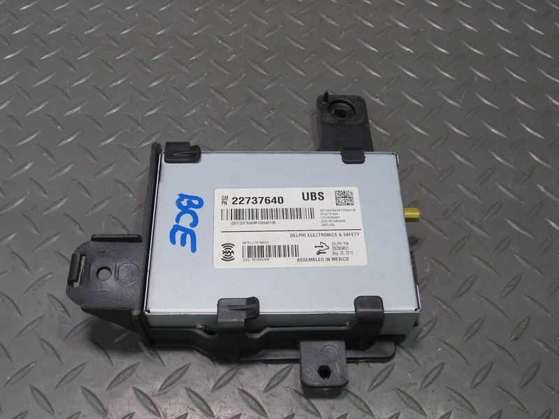 2012-2014 CADILLAC ESCALADE RADIO RECEIVER CONTROL MODULE 22737640