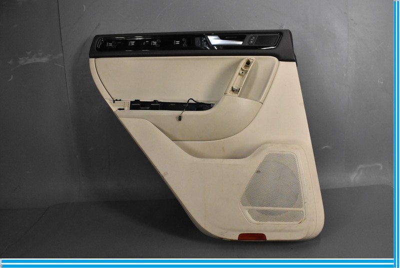 11-14 Volkswagen VW Touareg Rear Left Driver Side Interior Door Panel Beige Oem