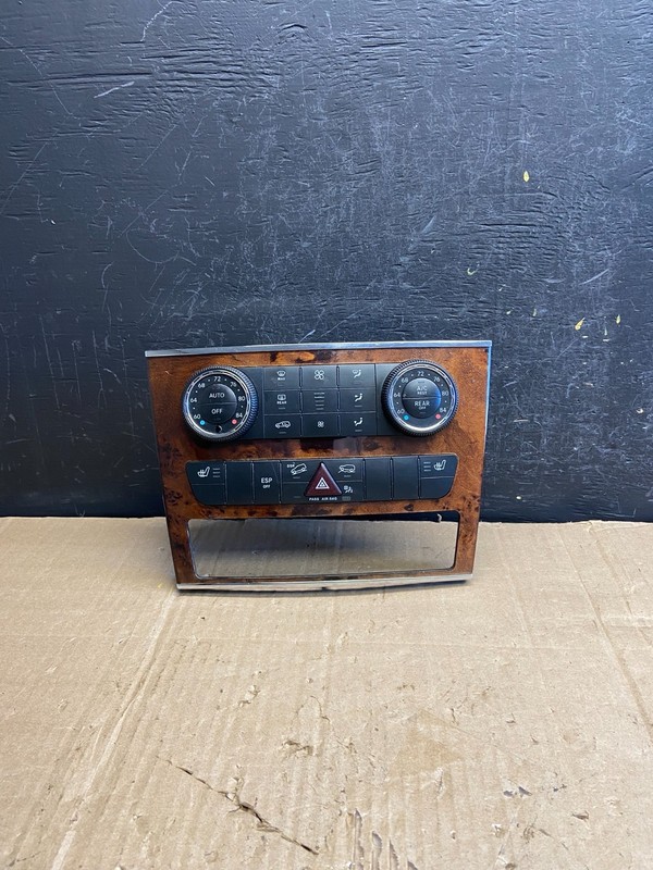 2007-2012 Mercedes X164 GL350 GL450 Climate Control Bezel Wood Switch AE1852 DG