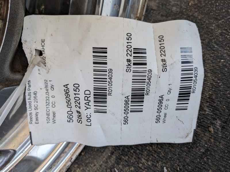 Wheel 16x7 Aluminum Brushed Opt PF4 Fits 00-03 SUBURBAN 1500 1054039