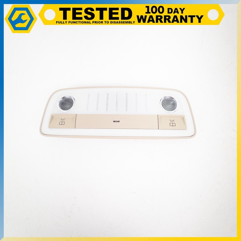 12-18 MERCEDES-BENZ CLS63 AMG CLS550 E550 REAR OVERHEAD DOME LIGHT BEIGE OEM