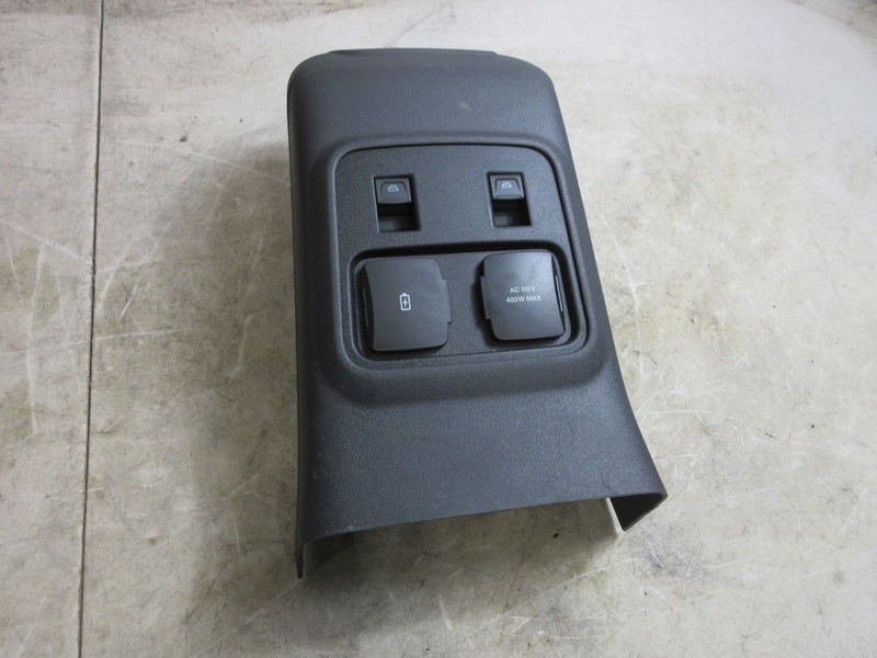21-25 Ford Bronco OEM Center Console Rear End Cap w/ Window Switch & Outlet