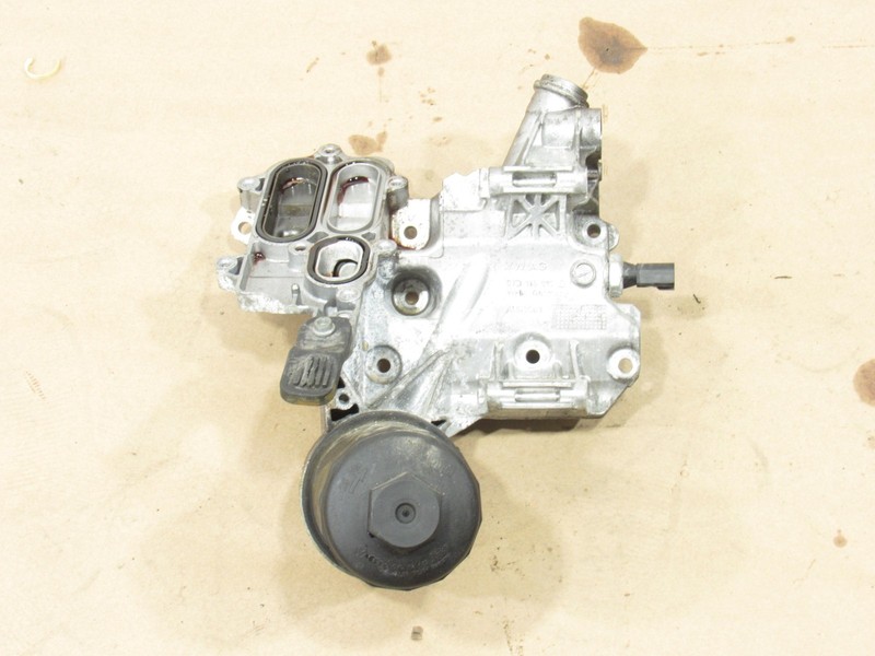 12-18 Bentley Continental GT W12 2015 6.0L Engine Oil Filter Cooler Housing ;:A