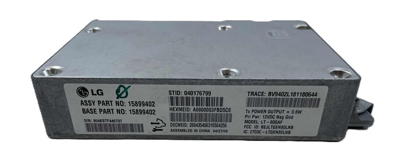2009-2010 Chevy Malibu Onstar Communication Control Module OEM 15899402