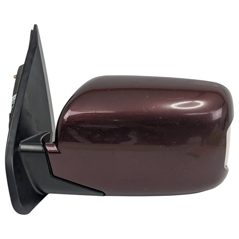 09-15 Honda Pilot Driver Left Side View Power Heated Door Mirror Burgundy OEM