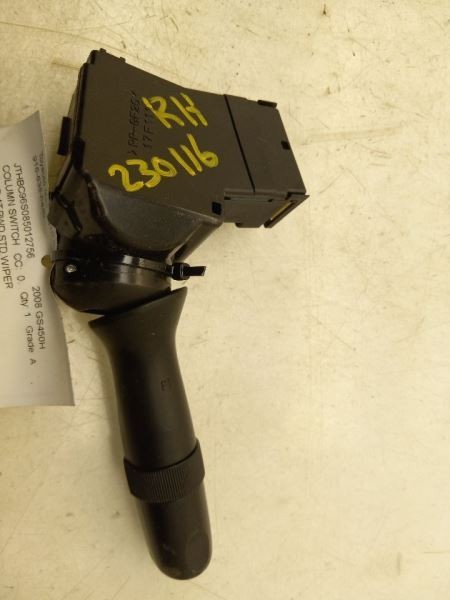 07-11 LEXUS GS450H PASSENGER RIGHT COLUMN SWITCH WIPER CANADA MARKET