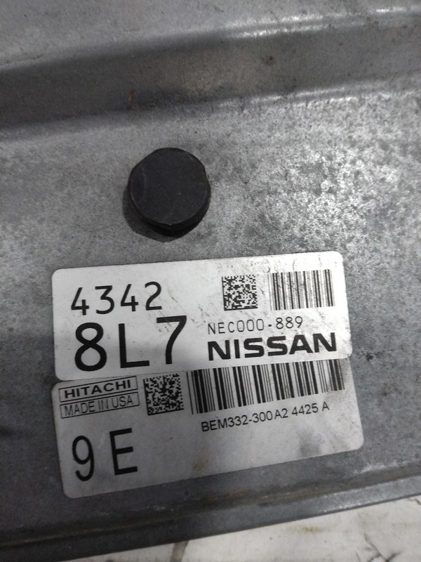 2015 Nissan Versa Engine Control Module ECM OEM 122333 Grey 138K Miles