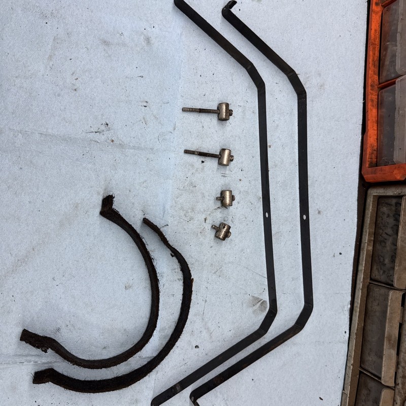 1967 JOHNSON SKI HORSE EVINRUDE SNOW CRUISER Gas Tank Straps And Hardware