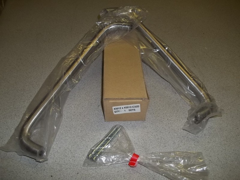 NEW Standard Metal Commerical Door Rail/Handle Set 2012 X 2012-C32D *FREE SHIP*