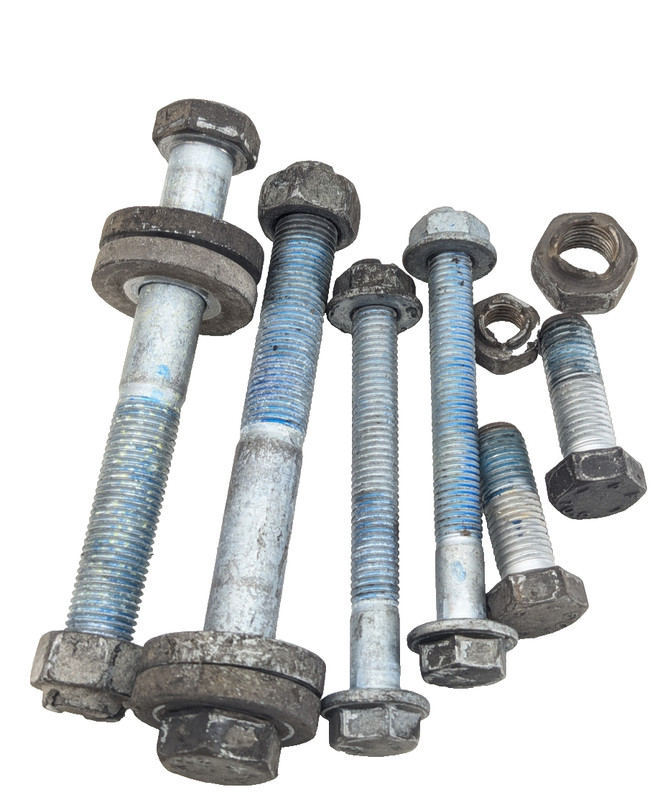 2003-2006 Mercedes W220 S430 Front Driver Suspension Bolt Set OEM