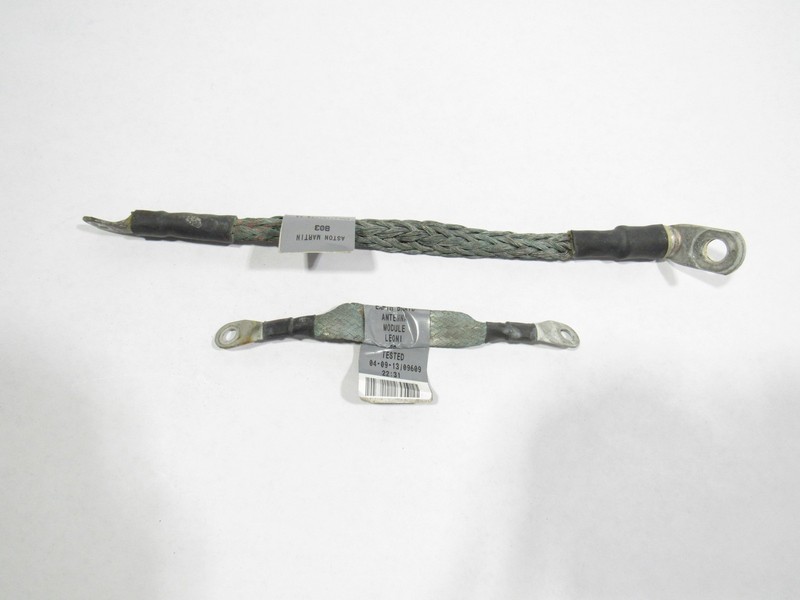 14-18 Aston Martin Vanquish 2014 Ground Earth Braid Cable Wire Set |:Y