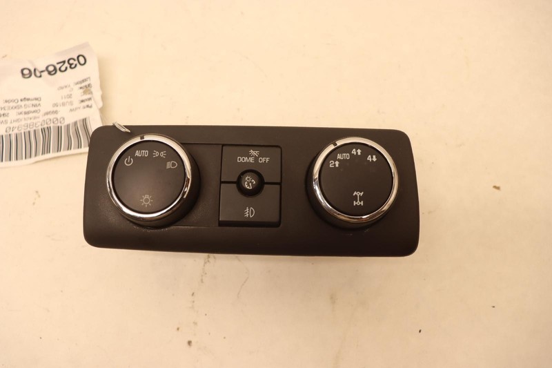 2007-2014 CHEVY SUBURBAN 1500 DASH HEADLIGHT & 4WD TRANSFER CONTROL SWITCH OEM