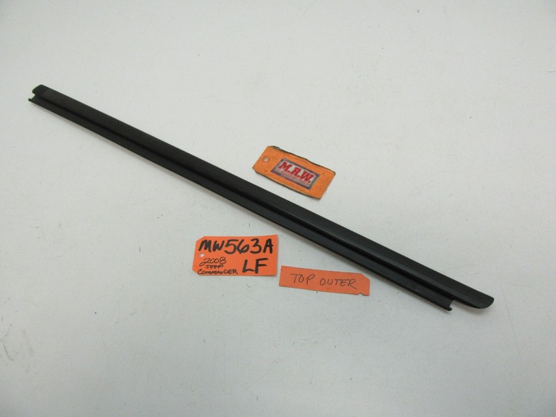 DOOR MOLDING DOOR GLASS WINDOW RUBBER SEAL DRIVER SIDE front JEEP COMANDER 06-10