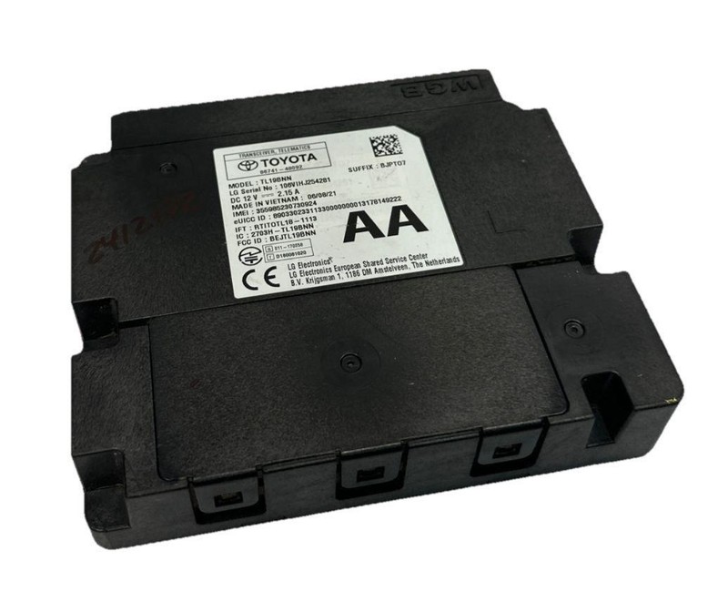 Toyota Corolla telematics unit 21 23 communicanton control module OEM 8674148092