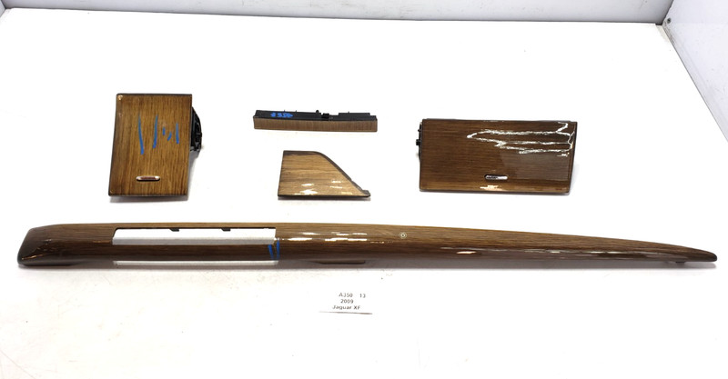 ✅ 09-11 OEM Jaguar XF Front Dashboard Console Wood Interior Trim Panel SET*