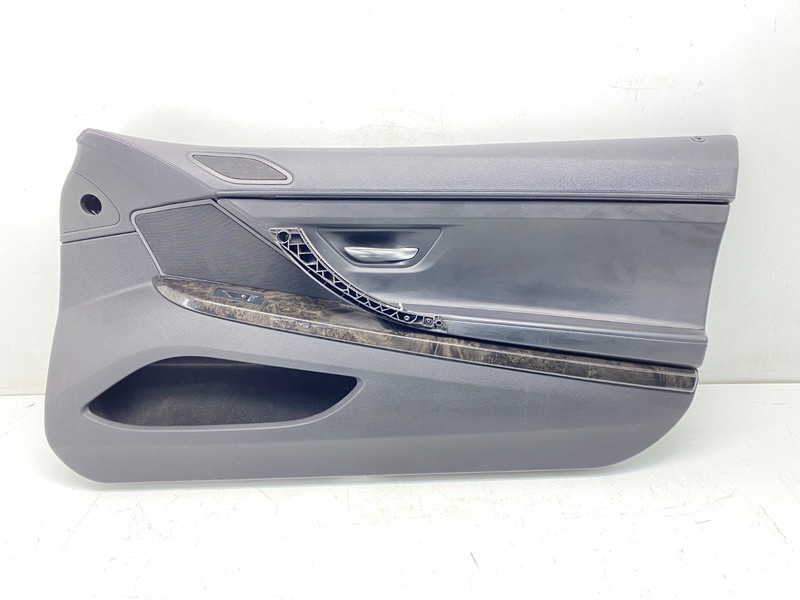 12-18 BMW F12 F13 640 650 Front Right Passenger Door Panel Leather Black OEM✅