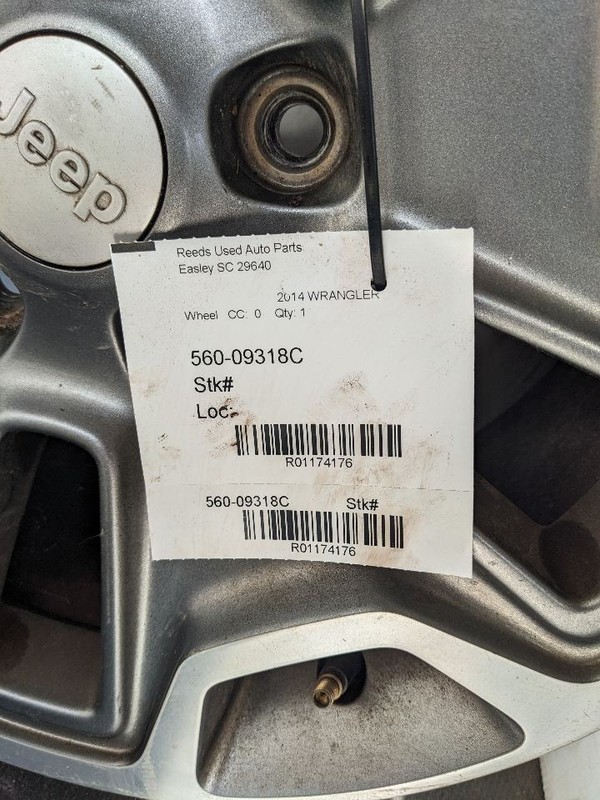 Wheel VIN W 6th Digit Jk Body 17x7-1/2 10 Slot Fits 13-18 WRANGLER 1174176