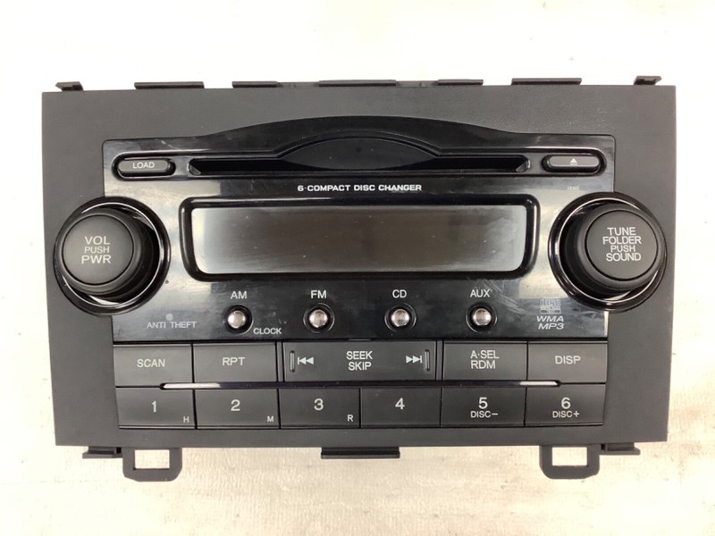 07-09 Honda CR-V EX Tuner 6CD MP3 WMA AUX Player AM/FM Radio Receiver 1XN0