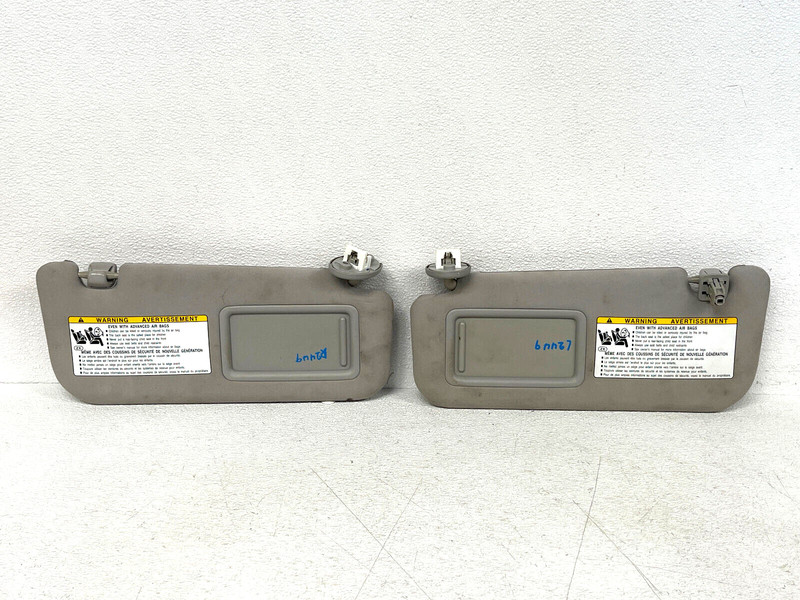 ⭐2014-2020 LEXUS IS200T LEFT & RIGHT SIDE SUN VISOR SHADE BLOCK GRAY OEM LOT2449