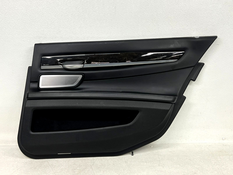 ⭐2009-2015 BMW 7-SERIES REAR RIGHT PASS INTERIOR DOOR TRIM PANEL OEM LOT2676