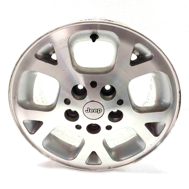 2001 Jeep Grand Cherokee 16" Aluminum Wheel Silver light Scratches 5EZ98TAEAB