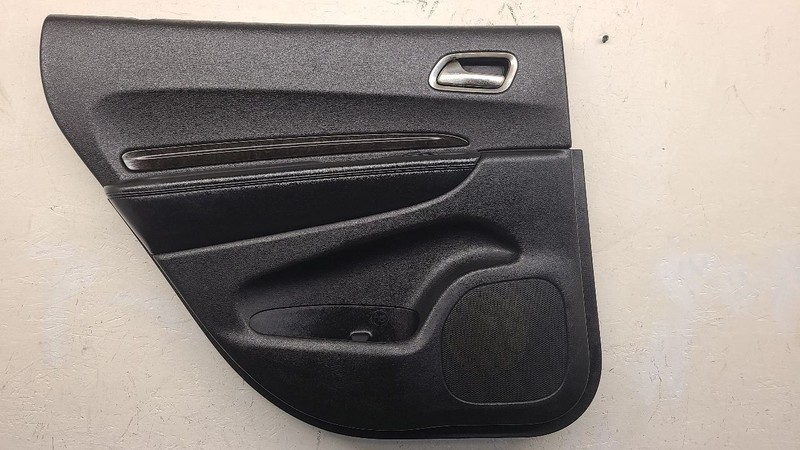 13-15 Dodge Durango Rear Left Driver Door Trim Panel Black OEM 1GS972X9AG