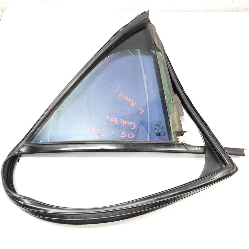 2005 Cadillac STS 4dr Rear LH Driver Side Vent Glass Assembly OEM 25779159