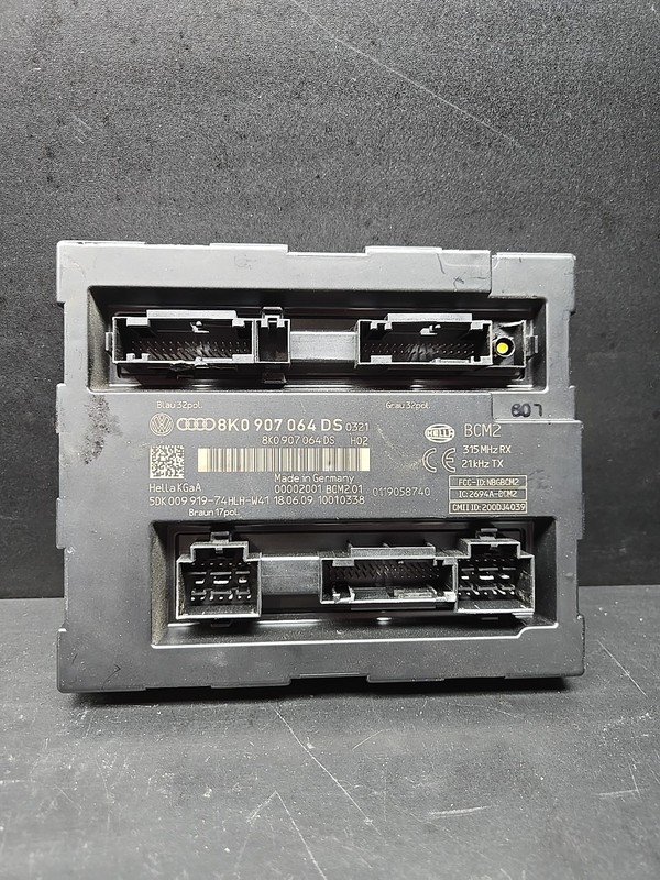 2009 - 2018 Audi A4 A5 S5 A6 A7 S4 S7 Q5 Body Comfort Control Module 8K0907064DS