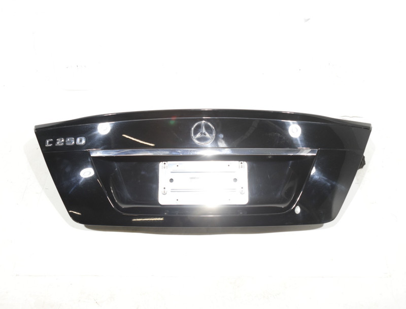 08-14 Mercedes W204 C250 C300 Trunk Lid Hatch Panel Spoiler COMPLETE OEM Black