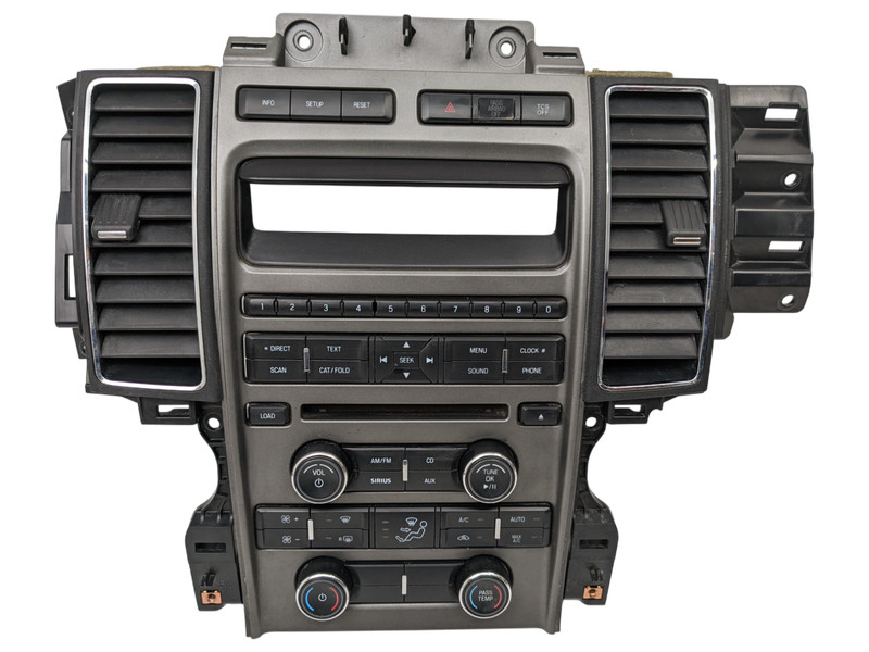 10 11 12 Ford Taurus CD Player Radio Heater AC Climate Control Bezel Vents OEM