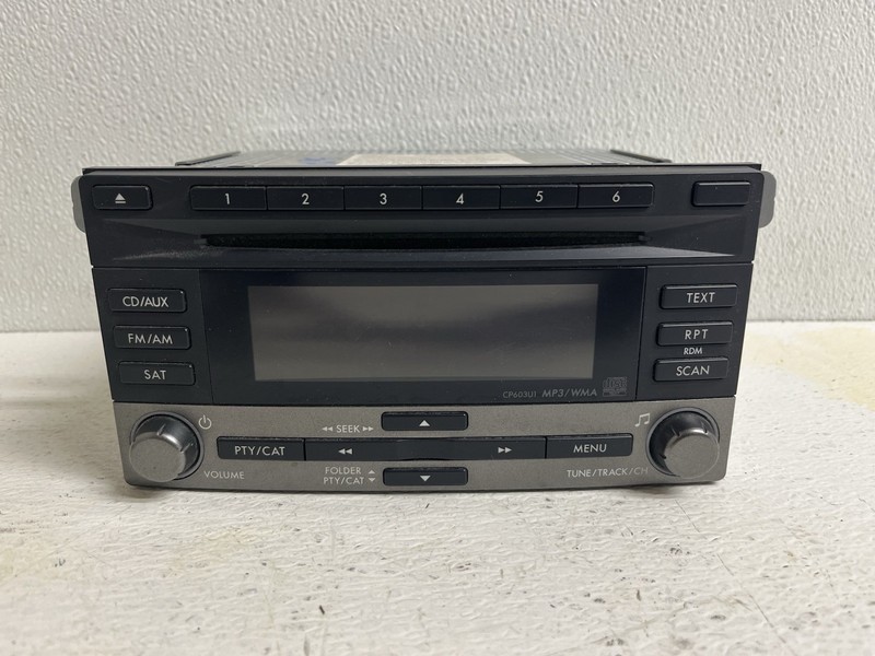 2009-2013 Subaru Forester NON-NAV Radio Stereo NON-HD 2 DIN 86201SC600 Disc Oem