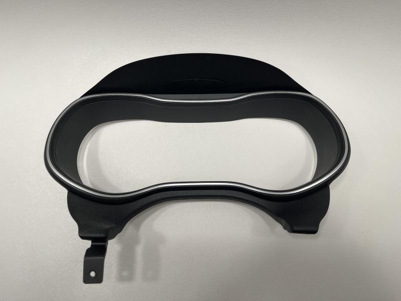 2019-2022 JEEP CHEROKEE SPEEDOMETER CLUSTER TRIM COVER BLACK 55234