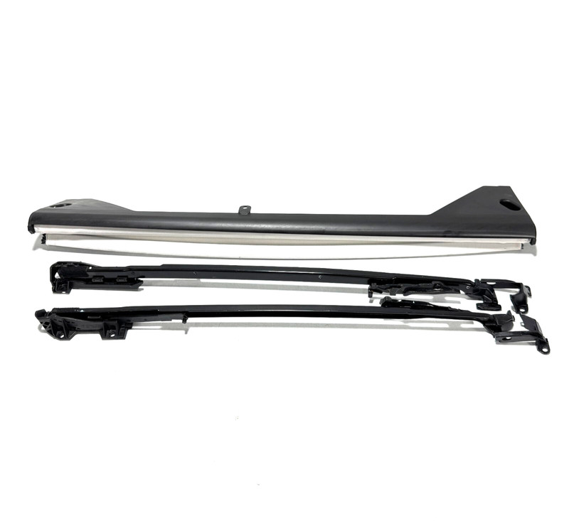 📌 2016-2023 JAGUAR XF SUNROOF OPENING TRIM W/ LEFT & RIGHT SIDE SHIELDS SET OEM