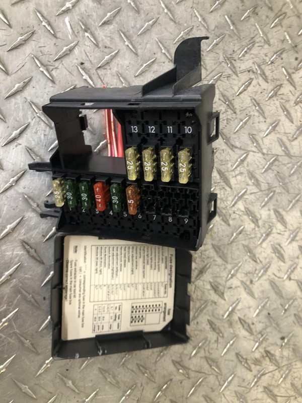 1998 Mercedes Benz C280 W202 Cabin Fuse Box Assembly Tested Oem