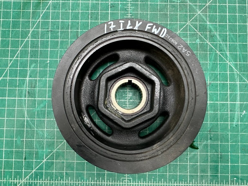 13-22 Acura Honda 2.4L HARMONIC BALANCER CRANKSHAFT PULLEY VIBRATION DAMPER OEM