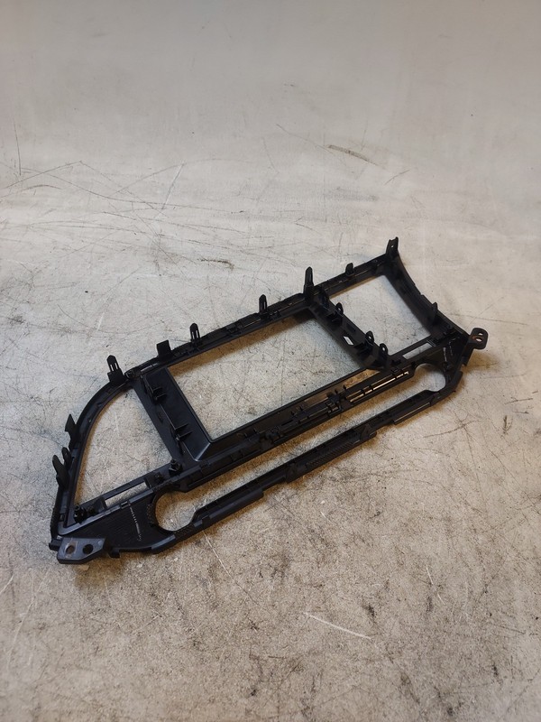 2017-20 Hyundai Elantra Black Dash Radio Bezel Base Sub-Frame w/ Chrome Trim OEM