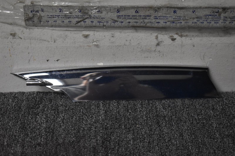 2012-2016 TESLA MODEL S FRONT UPPER CHROME TRIM FACTORY OEM
