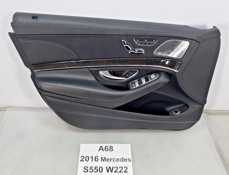 ✅ 14-17 OEM Mercedes W222 S550 S600 Front Left Driver Side Door Trim Panel NOTE*