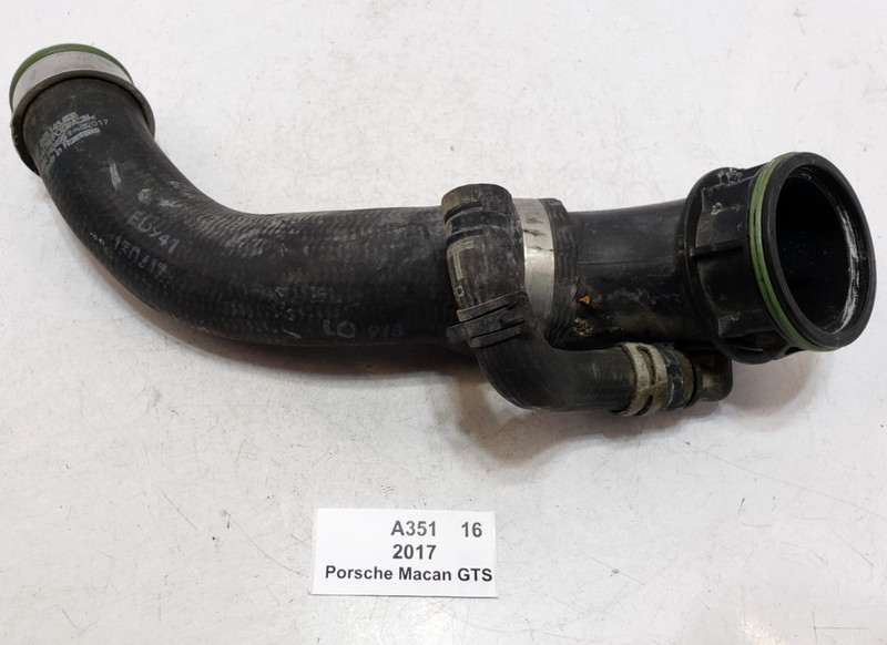 ✅ 2015-2018 OEM Porsche Macan GTS 95B Left Driver Intercooler Hose Line 34k