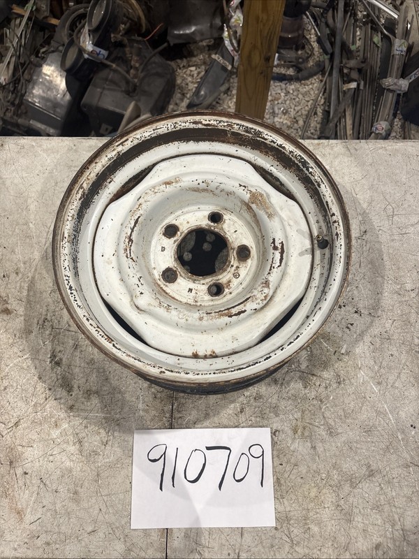 JEEP Willys M38, M38A1, CJ2A, CJ3A, CJ5 15X6"Bolt Pattern 5 X 5 STEEL WHEEL