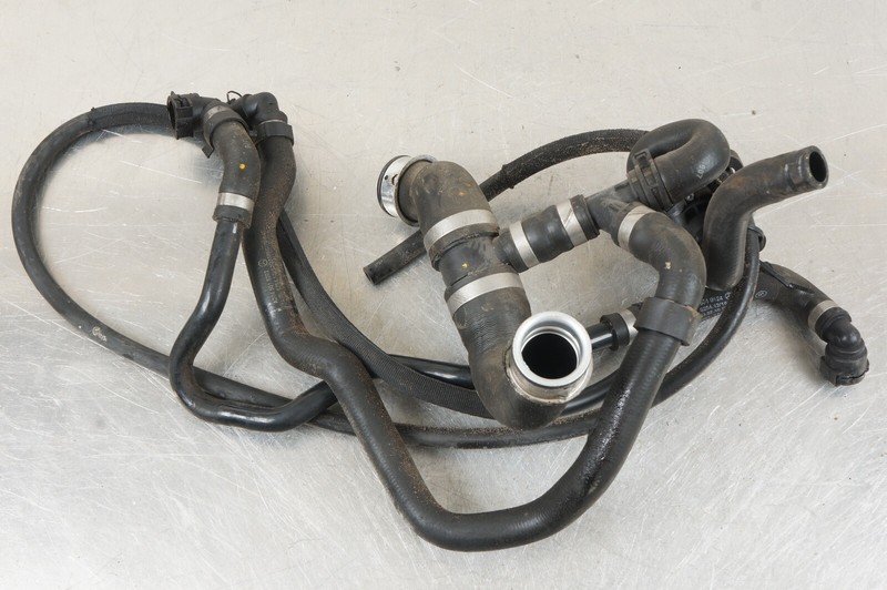 12-14 Mercedes W204 C250 M271 Engine Motor Cooling Radiator Hose Pipe w/Pump OEM